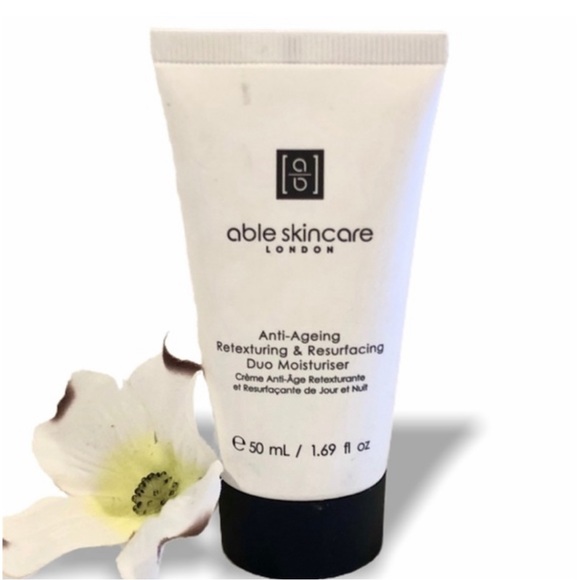 NEW Able skincare London Anti-Ageing Retexturizing & Resurfacing Duo Moisturizer - Picture 2 of 5